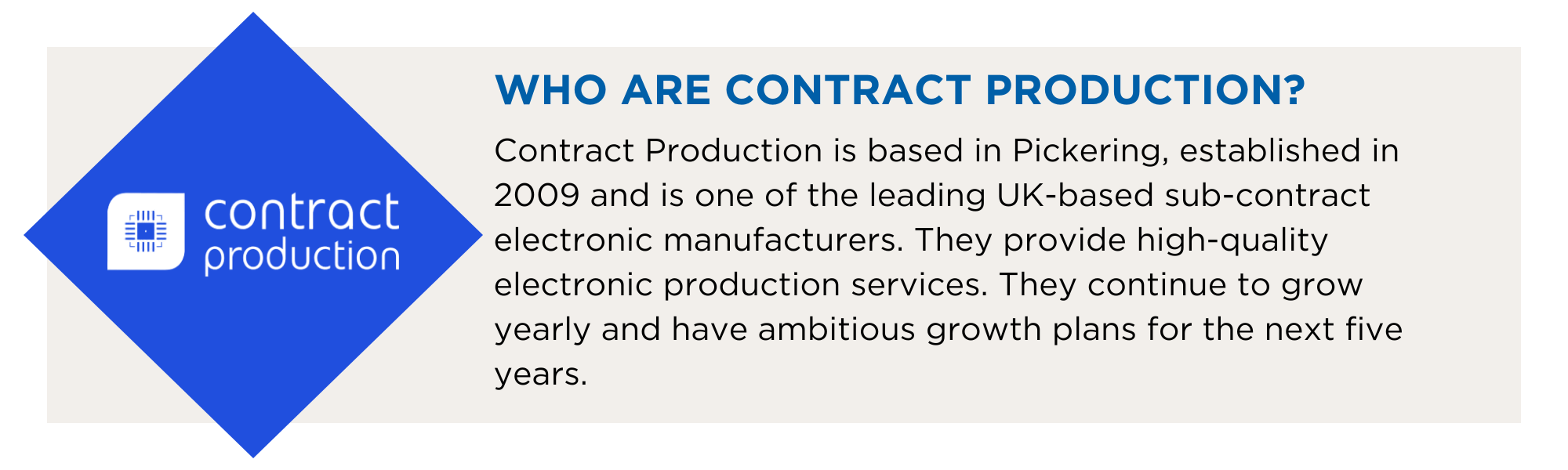 Who are Contract Production?