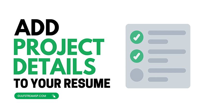 How To Construct A Project List For Your Resume