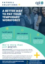 Cpl UK Payroll Solutions brochure download