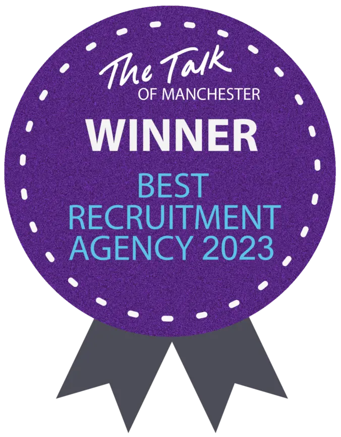 The talk of manchester winner best recruitment agency 2023 award