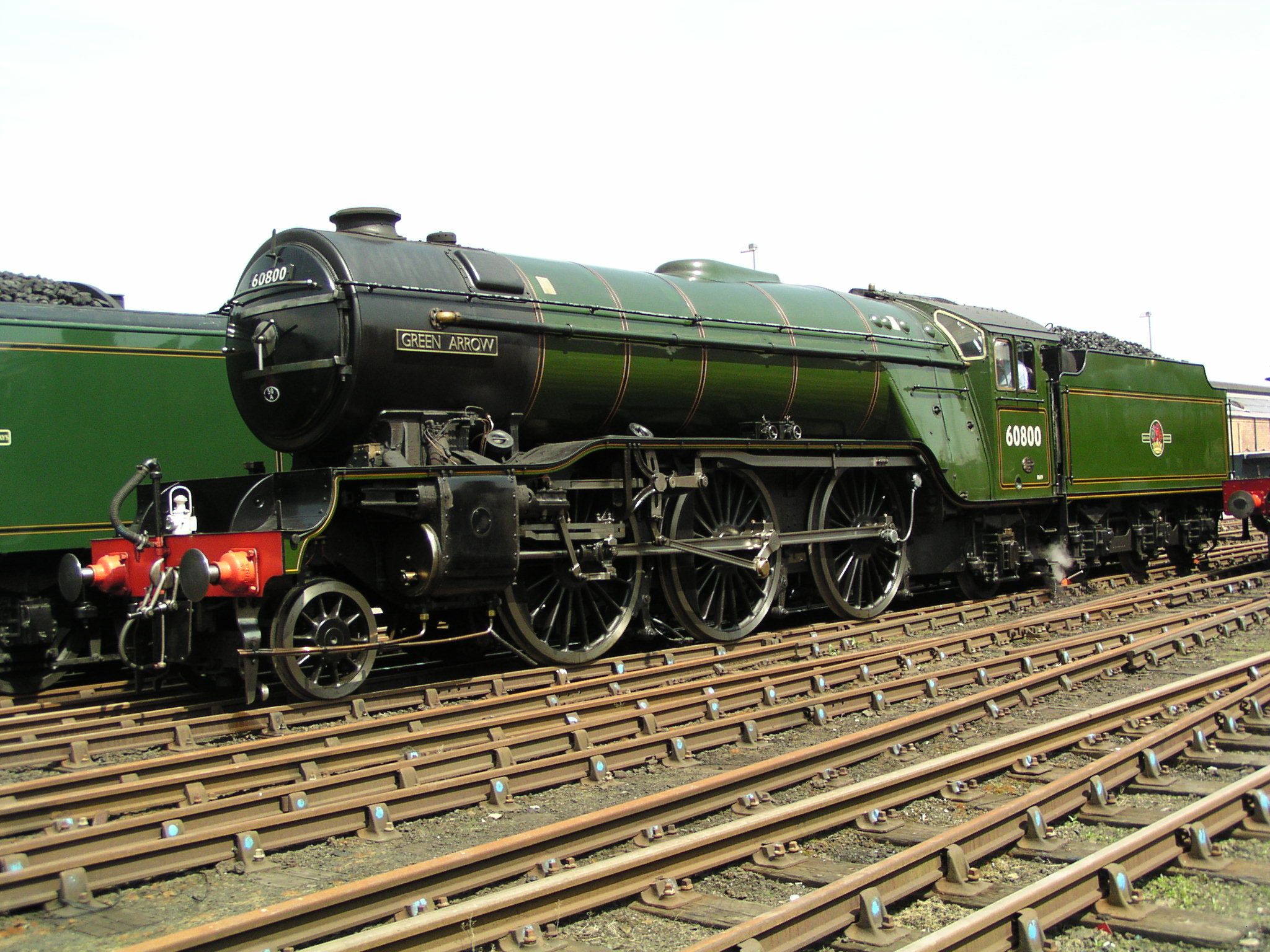 Lner V2 60800 'Green Arrow' At Crewe Works