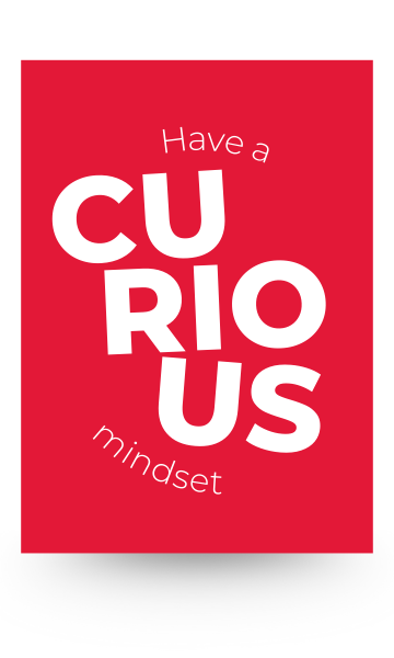 Have a curious mindset