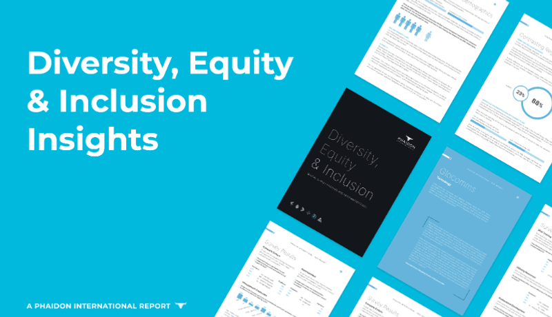 Diversity, Equity & Inclusion Insights from Phaidon International