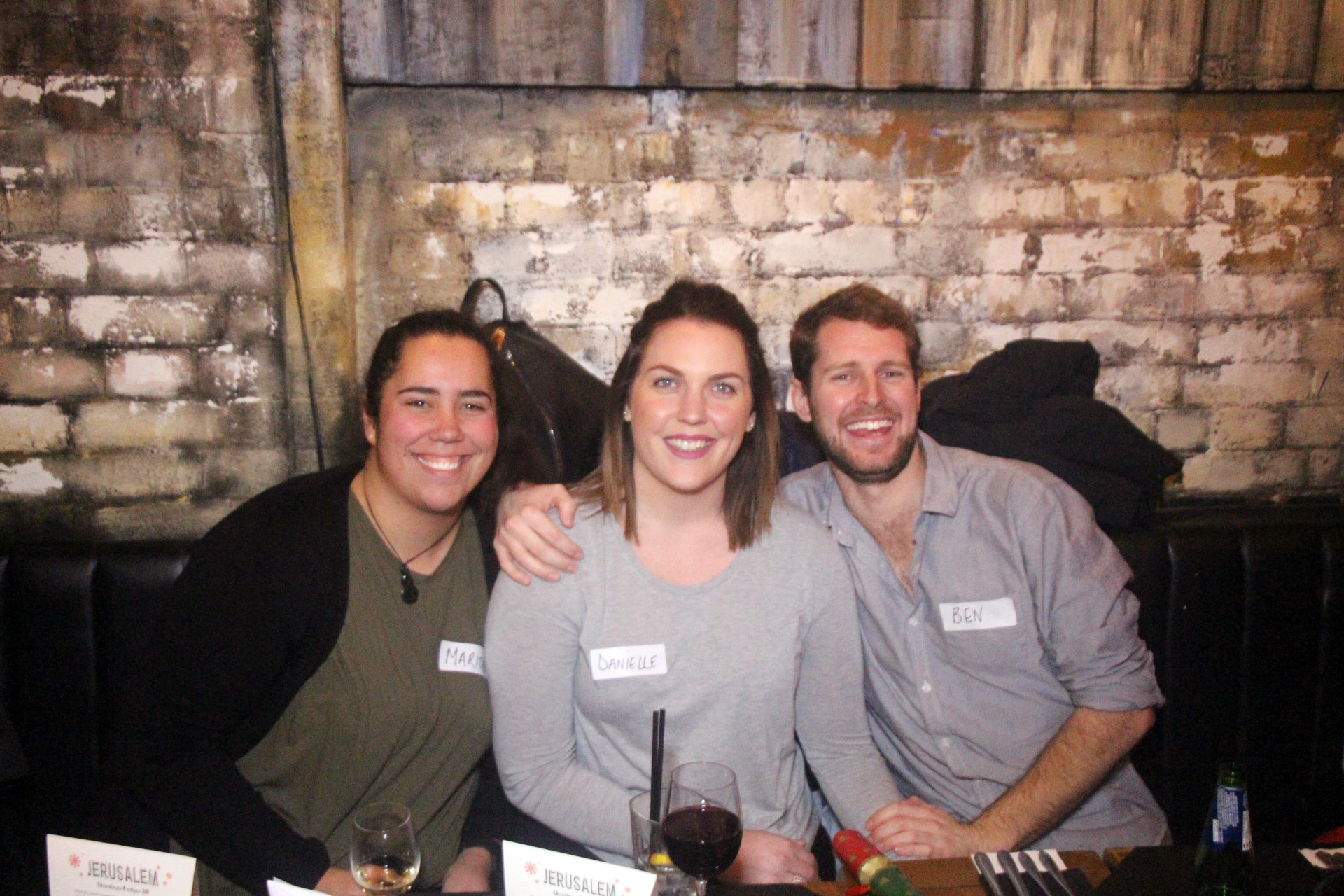 Australians and New Zealanders at a Teaching Personnel drinks event