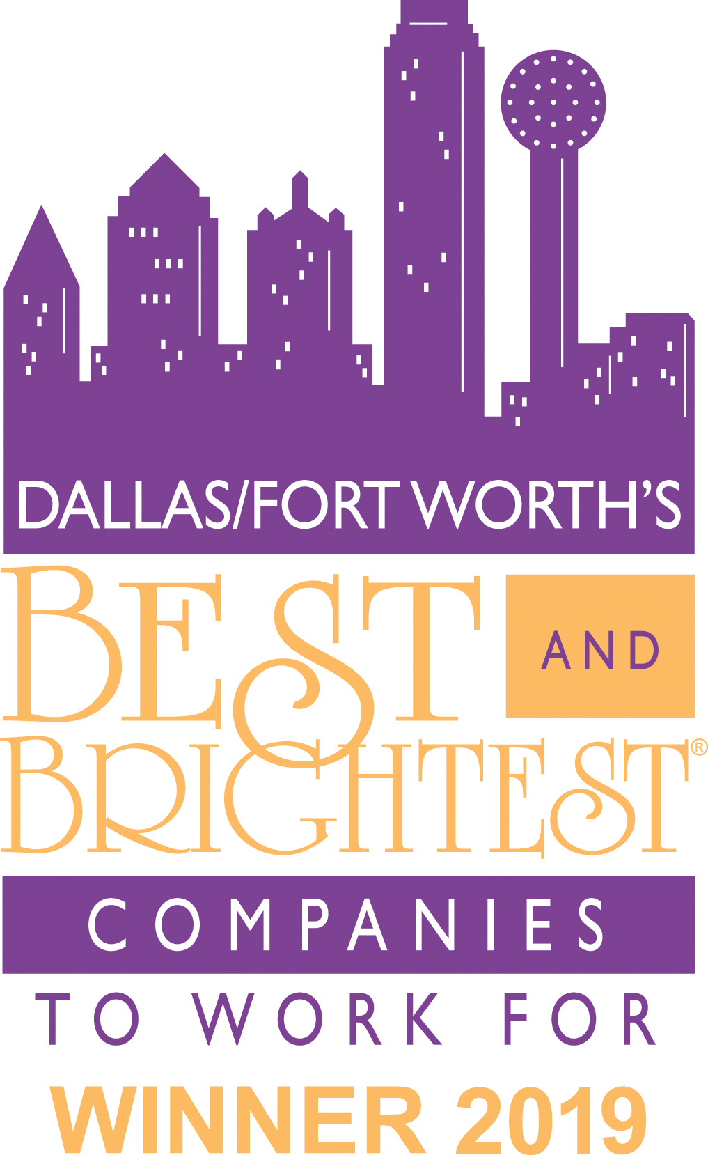 Best and Brightest to work for- Dallas award 