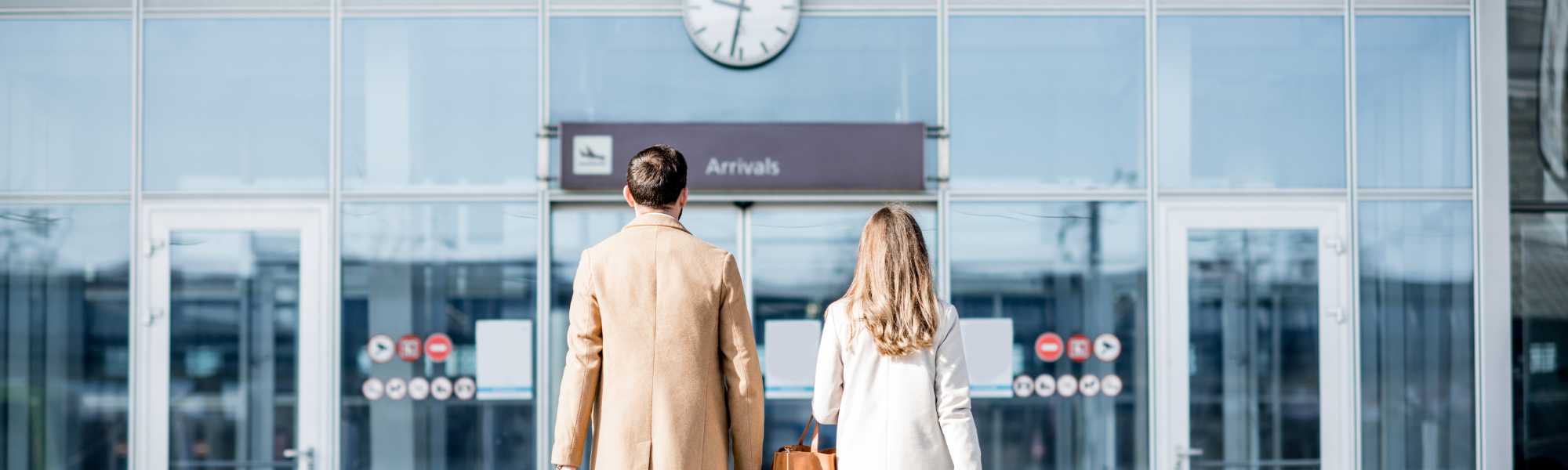 Two People Walk Into An Airport