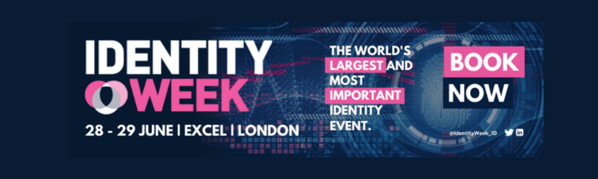 Identity Week The world's largest and most important identity event