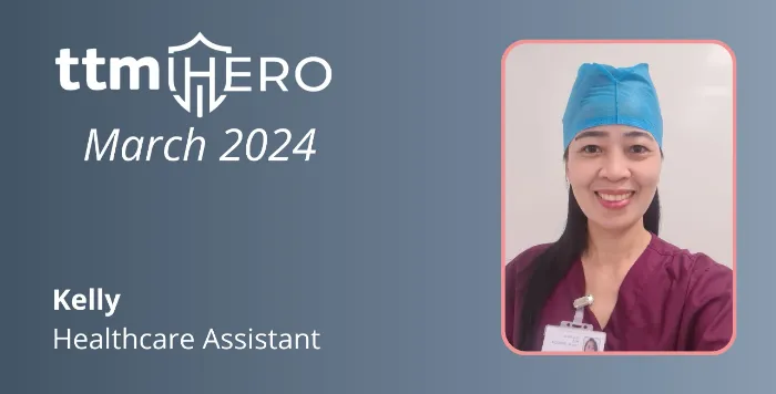 Healthcare Assistant TTM Heroes Winner March 2024