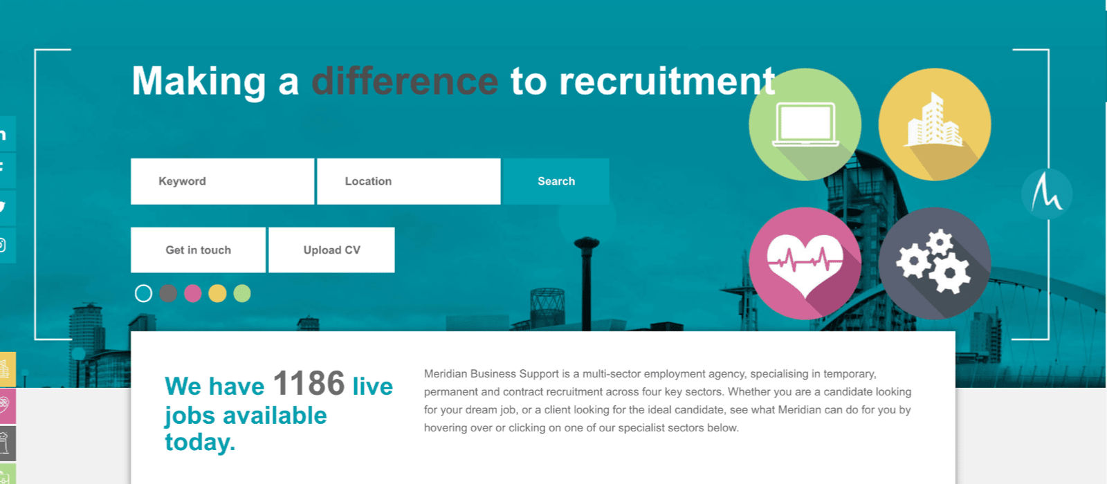 Meridian Business Support Homepage