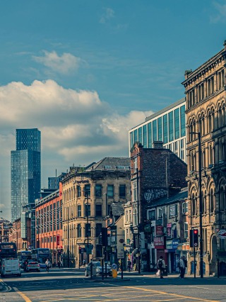Street in Manchester City Centre 