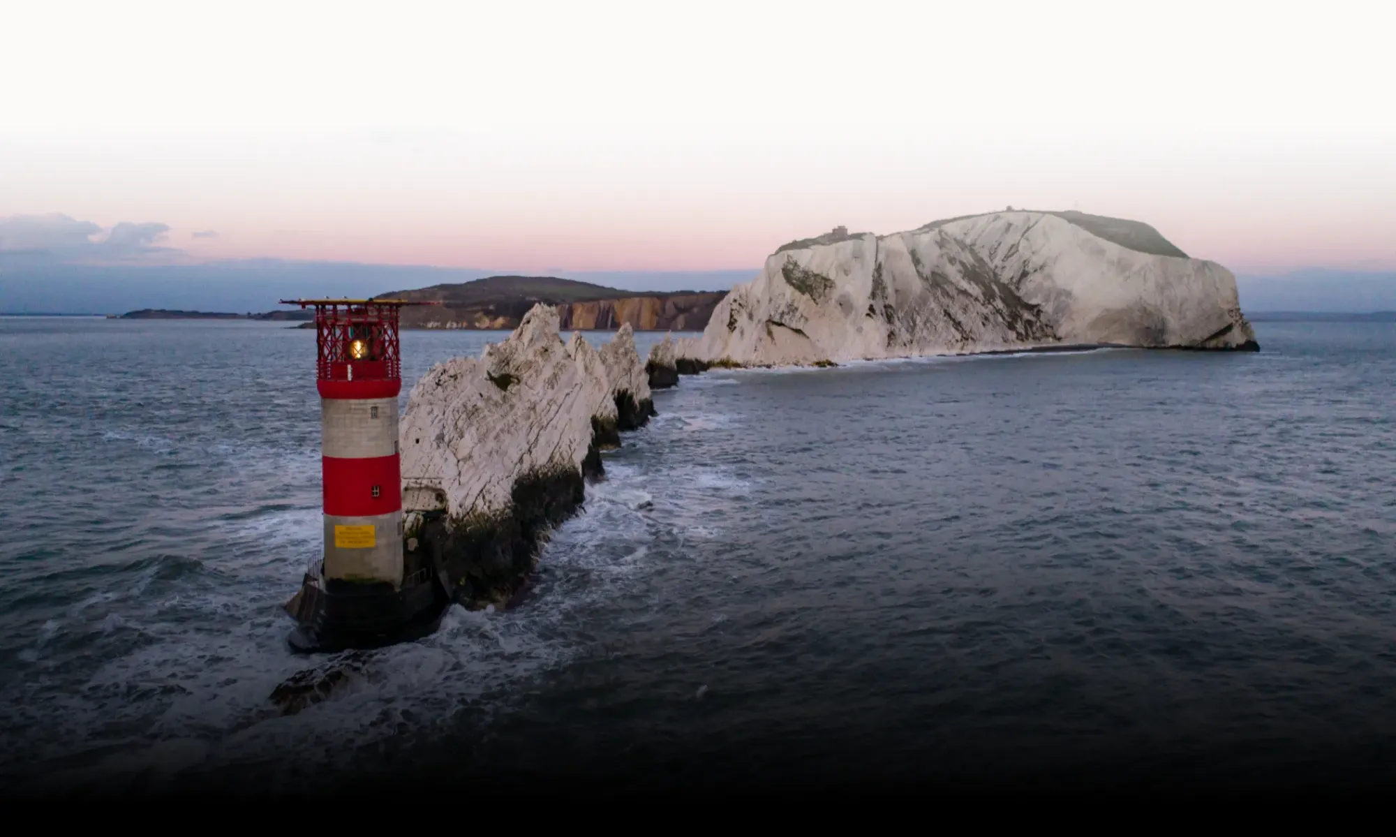 The Needles Rocks and Lighthouse