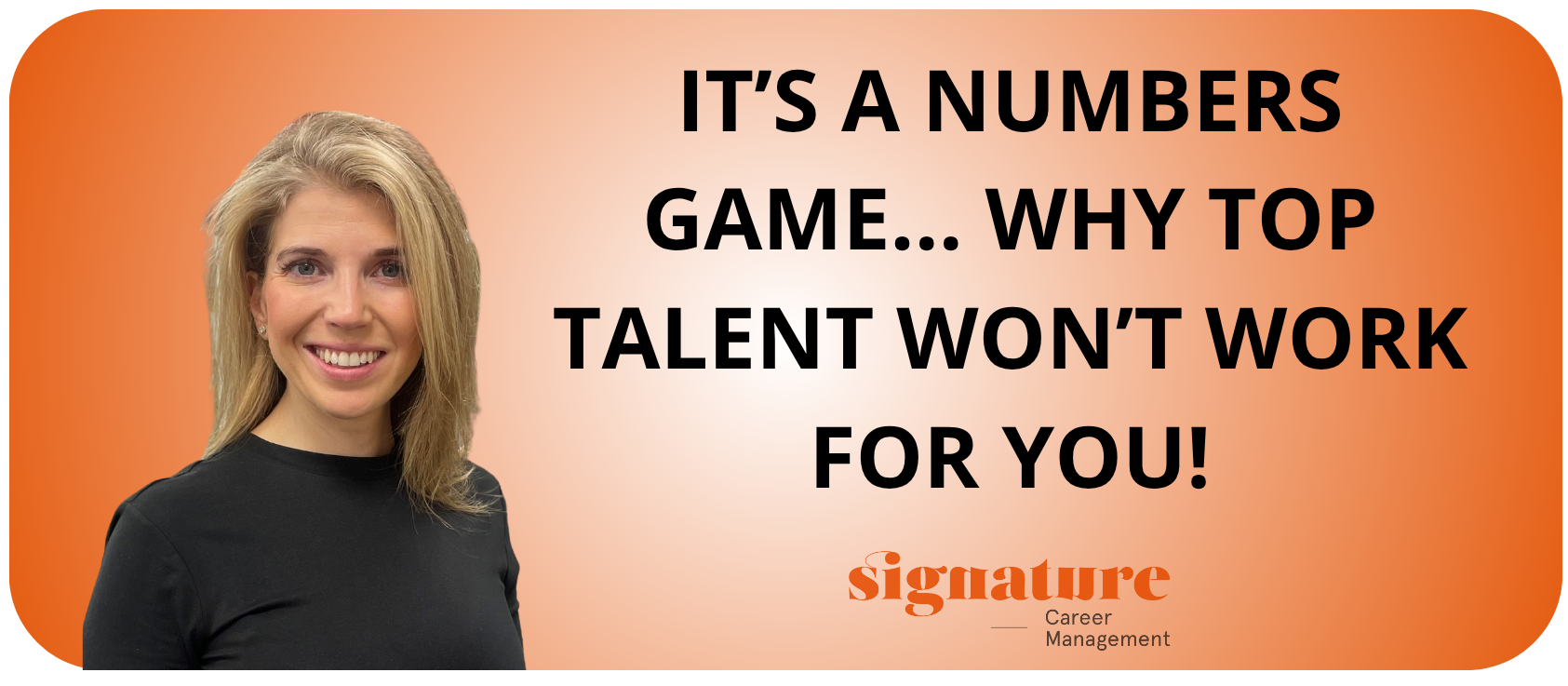 It's A Numbers Game