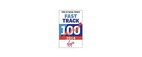 2014 - 12th in the Sunday Times Virgin Fast Track 100