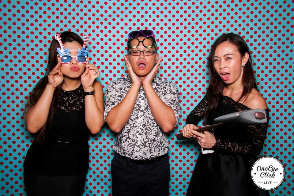 man and 2 women in disguise