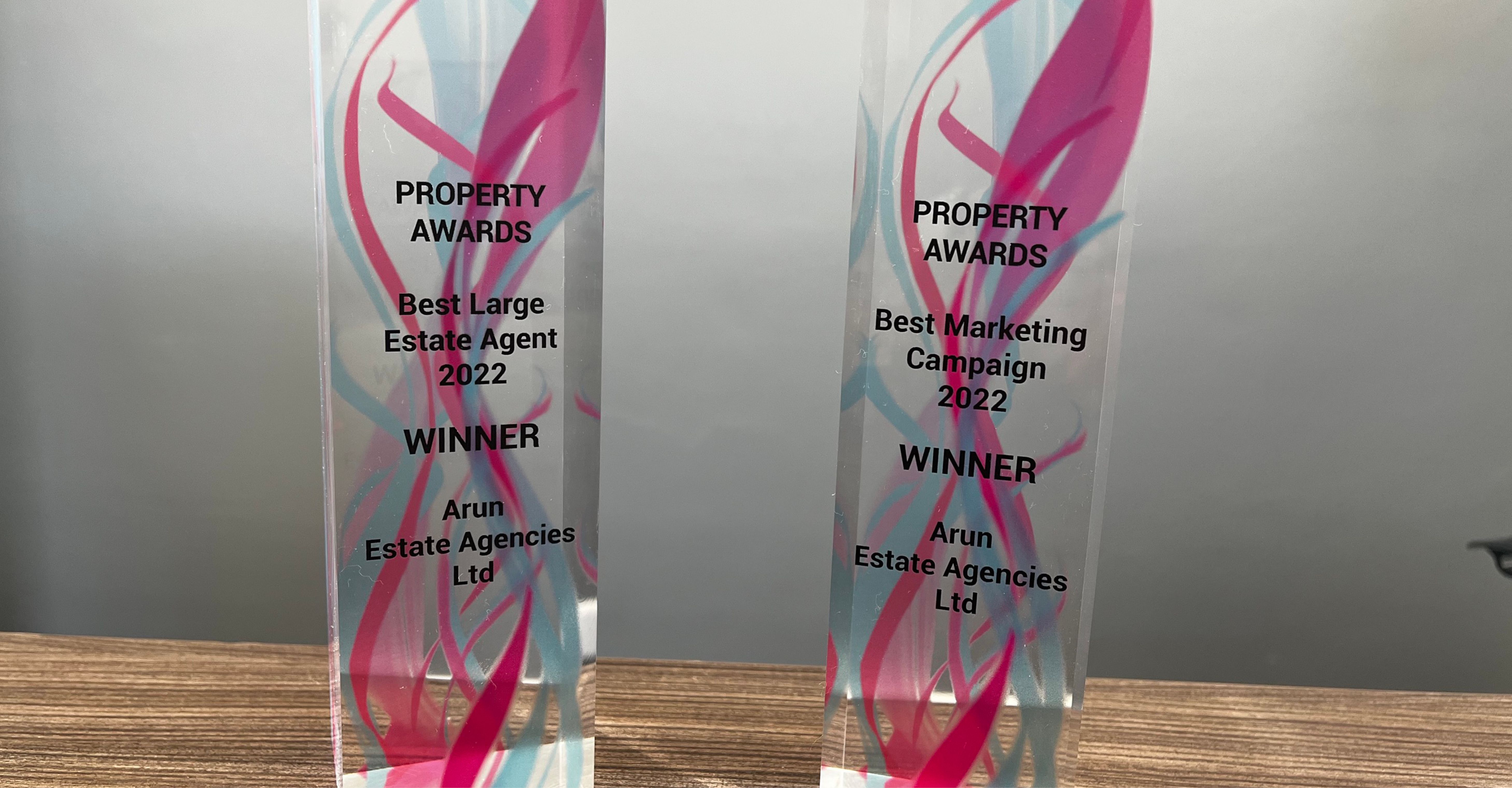 The Property Awards Best Large Estate Agent 2022 award winner Arun Estates