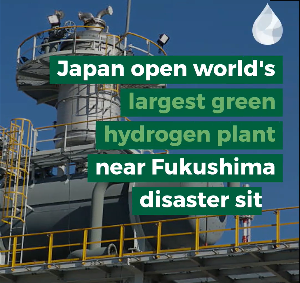 World’s largest green-hydrogen plant in Japan