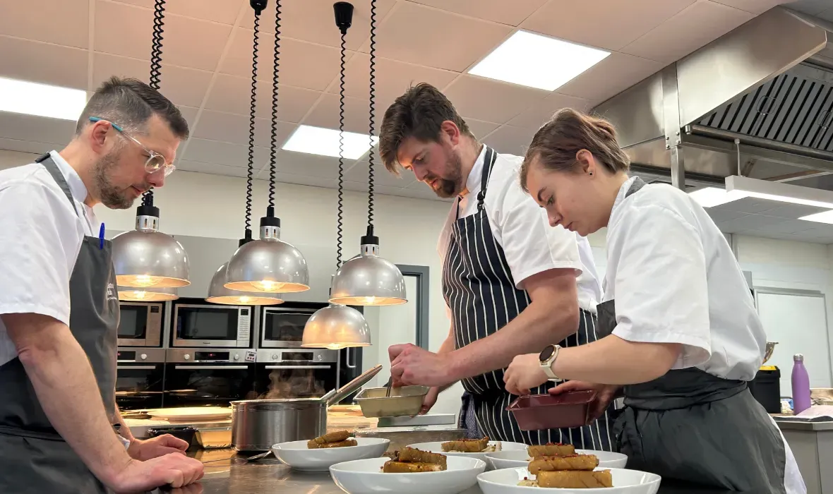 Chefs in a kitchen