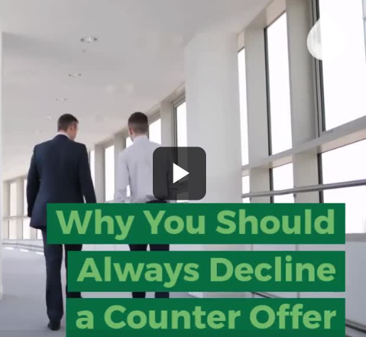 Why you should always decline a counter offer