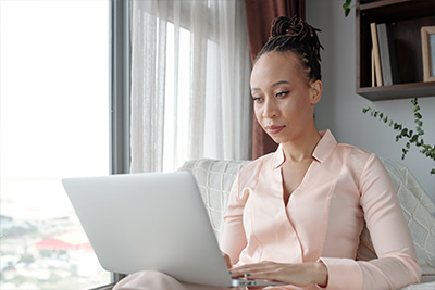 Woman on Laptop