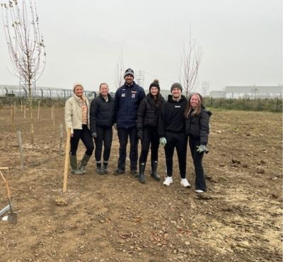 Planting Trees at Magpas Air Ambulance