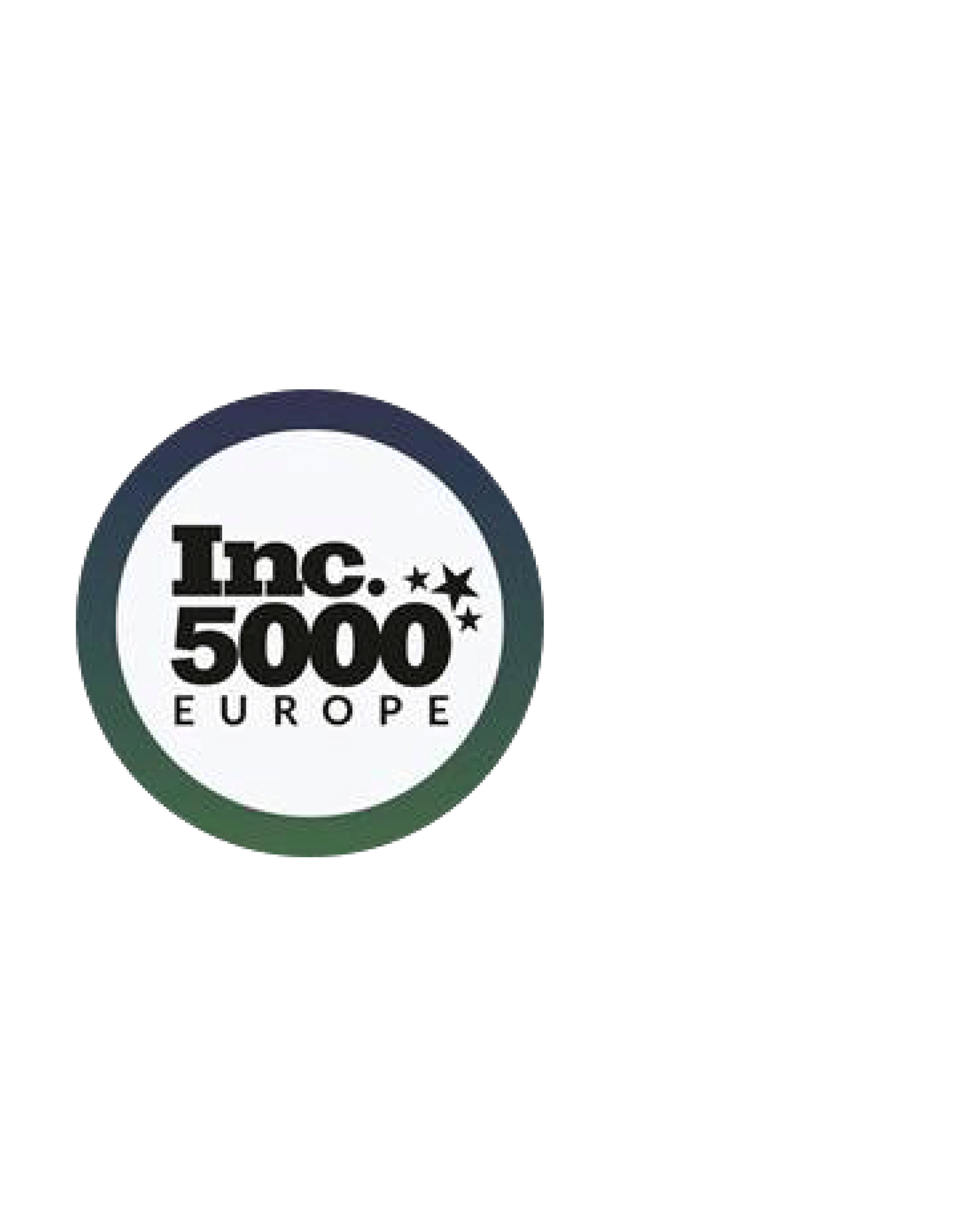 Inc 5000 fastest growing businesses in Europe