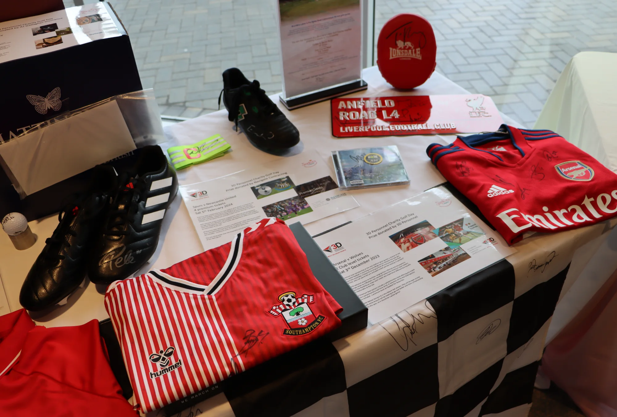 A selection of the 2023 Auction and Raffle items