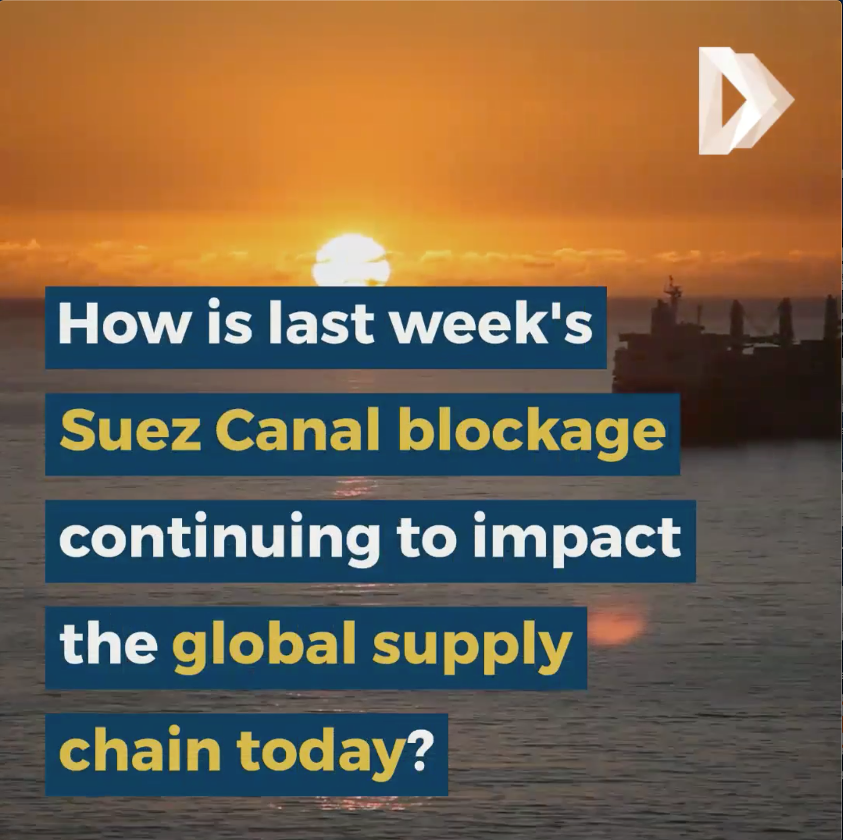 Suez Canal Blockage & Its Impact on the Global Supply Chain