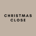 coloured square saying christmas close