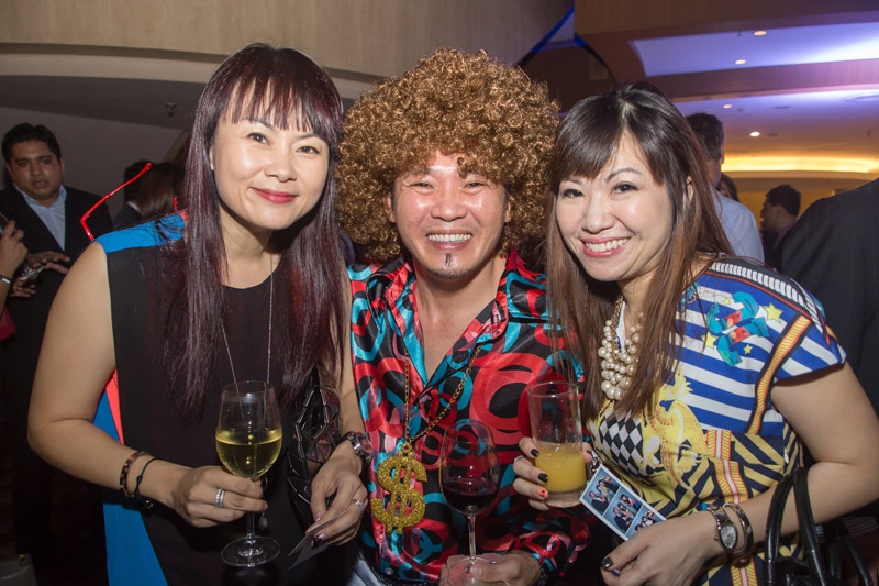 man and 2 ladies at wine down