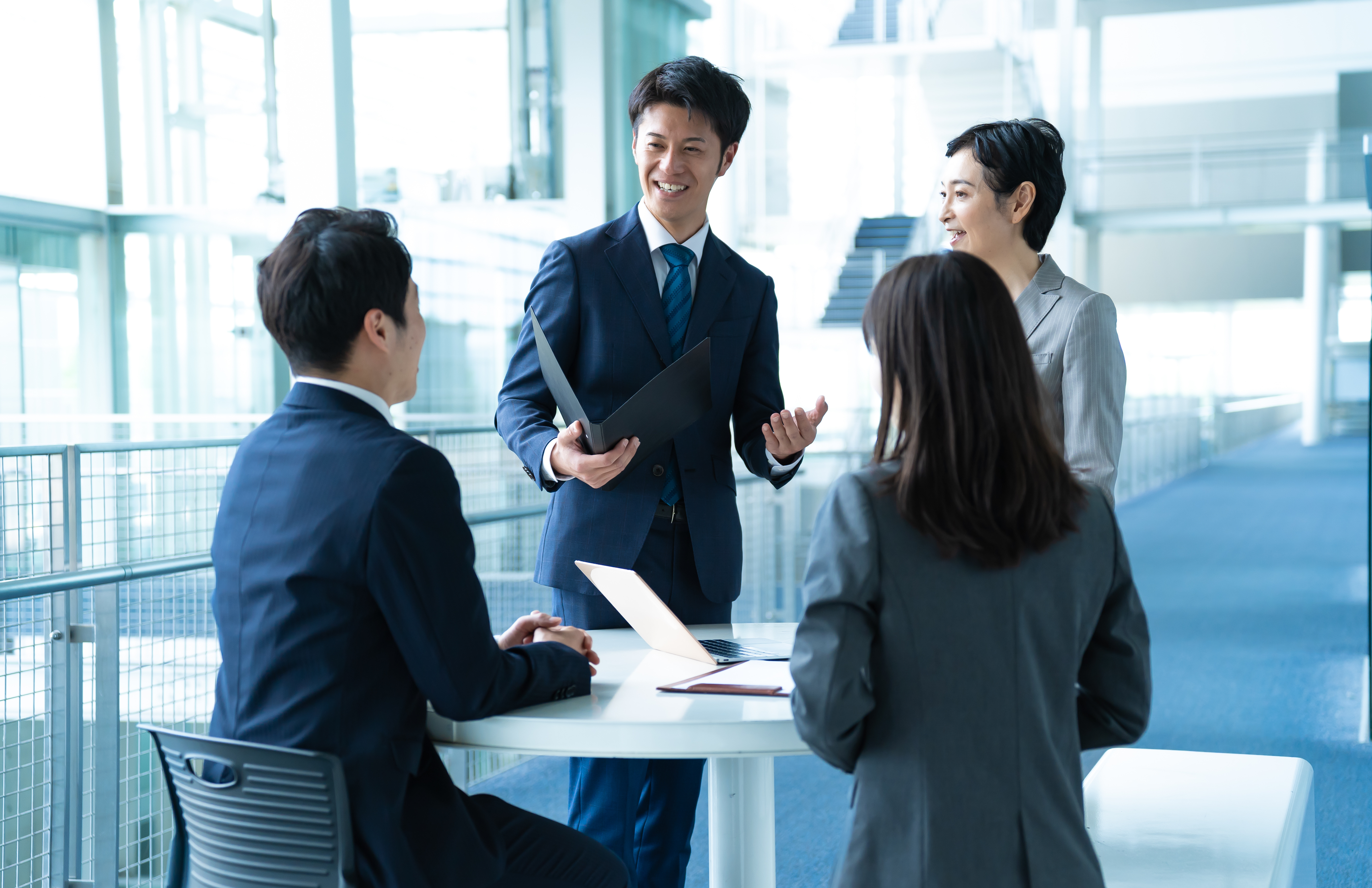 Japanese Meeting Scene