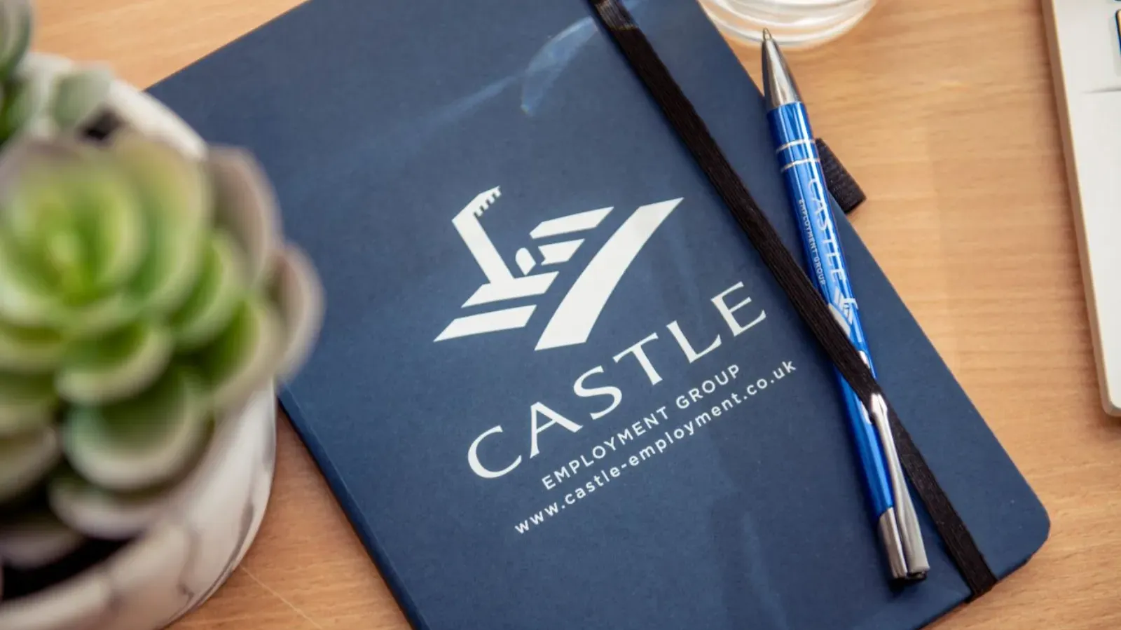 Castle Employment Group Notepad and pen