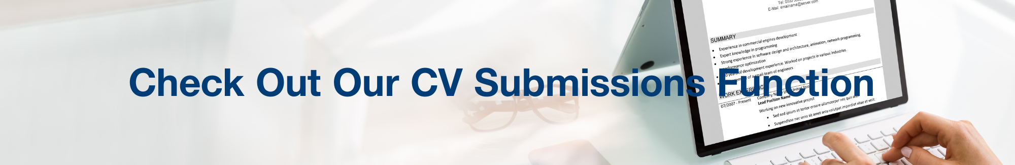 CV Submissions Live | WRS