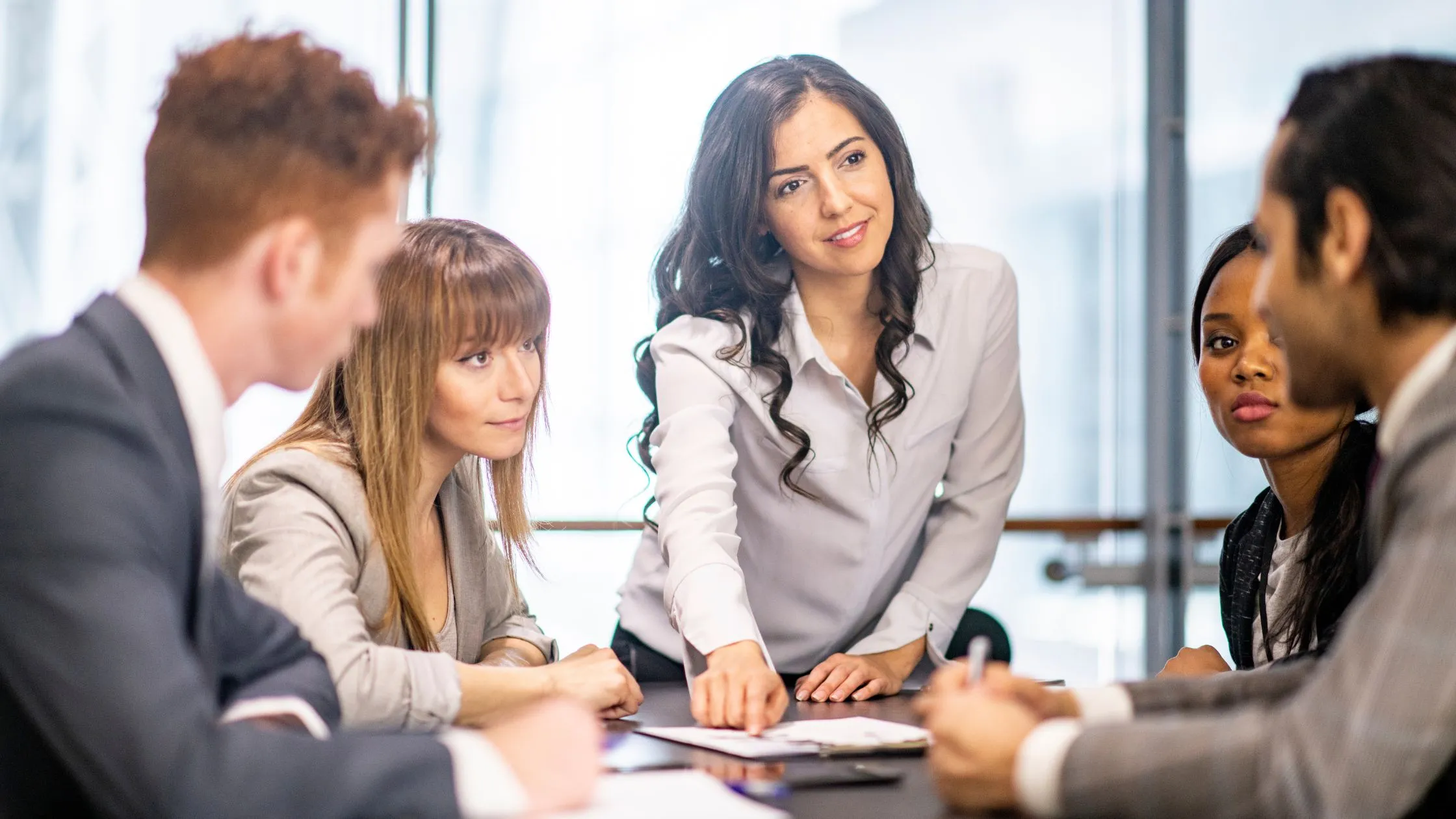 HR Management team in the workplace