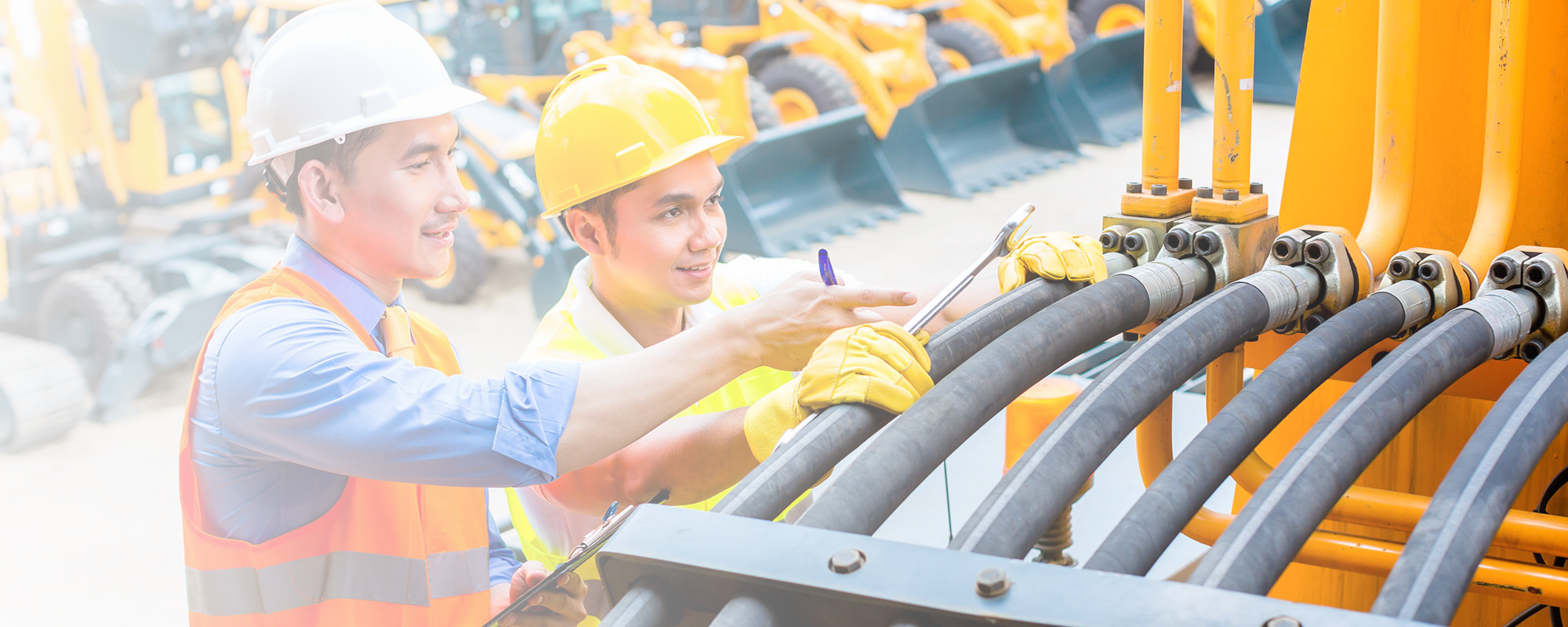 plant engineers spanner hard hats plant hire machinery excavators bucket operator driver labourer digger dumper truck  