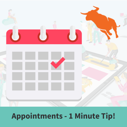 Appointments   1 Minute Tip!