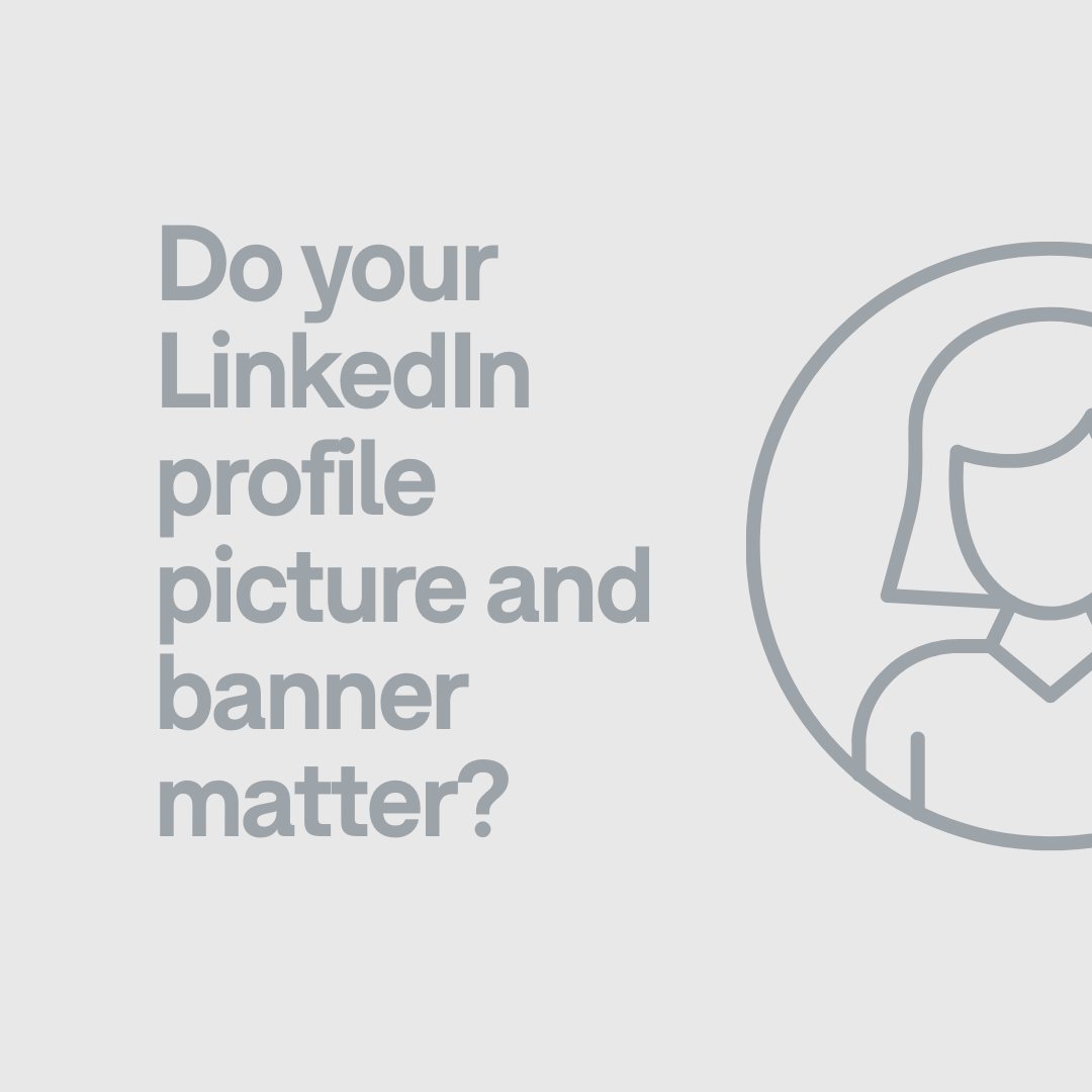 Do your LinkedIn profile picture and banner matter when looking for a new tech sales job?