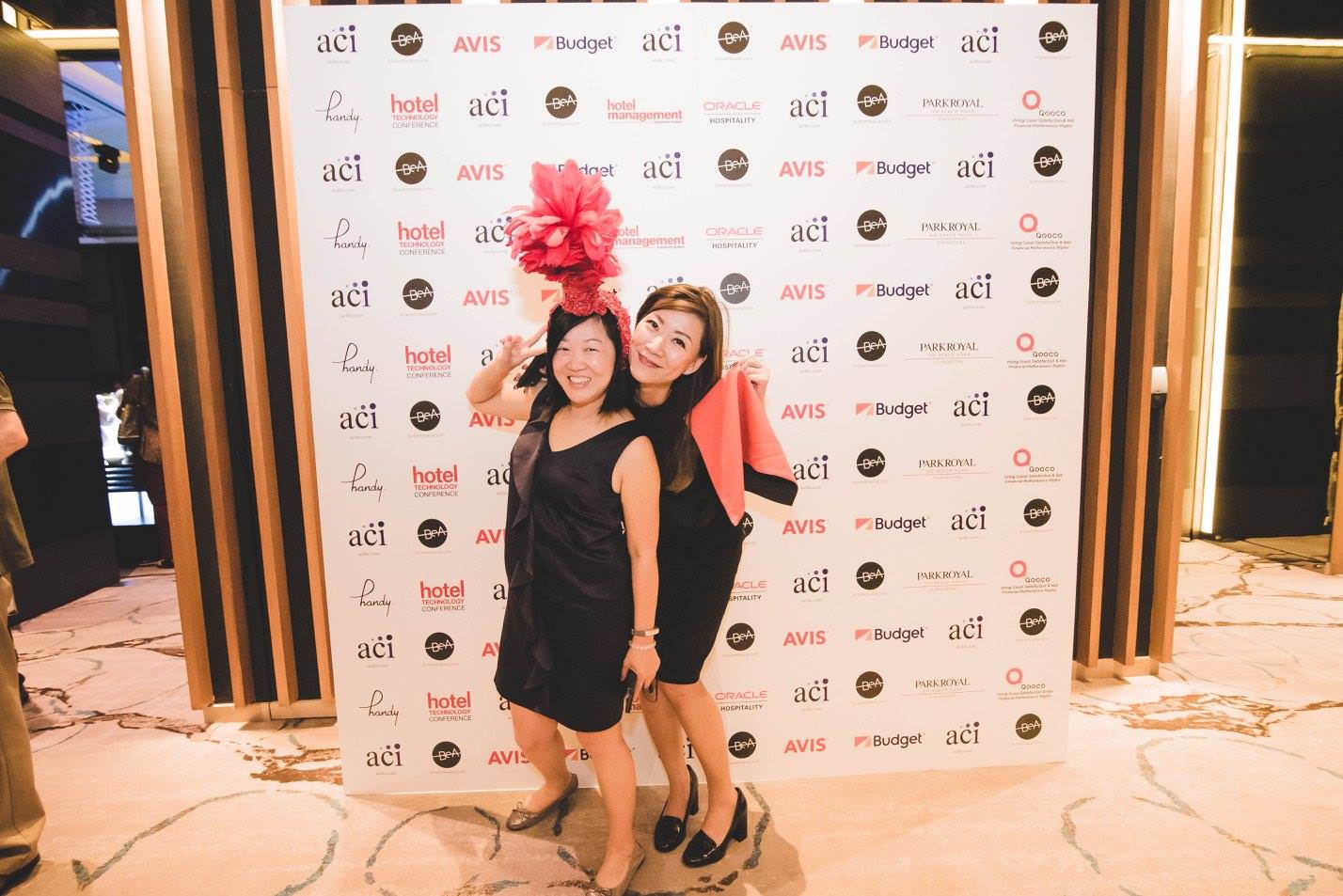 Hospitality networking two ladies