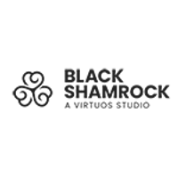 Black Shamrock logo