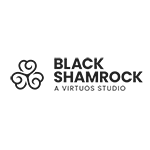 Black Shamrock logo