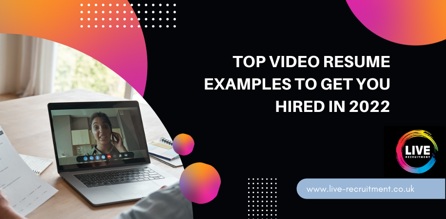 Top video resume examples to get you hired in 2022