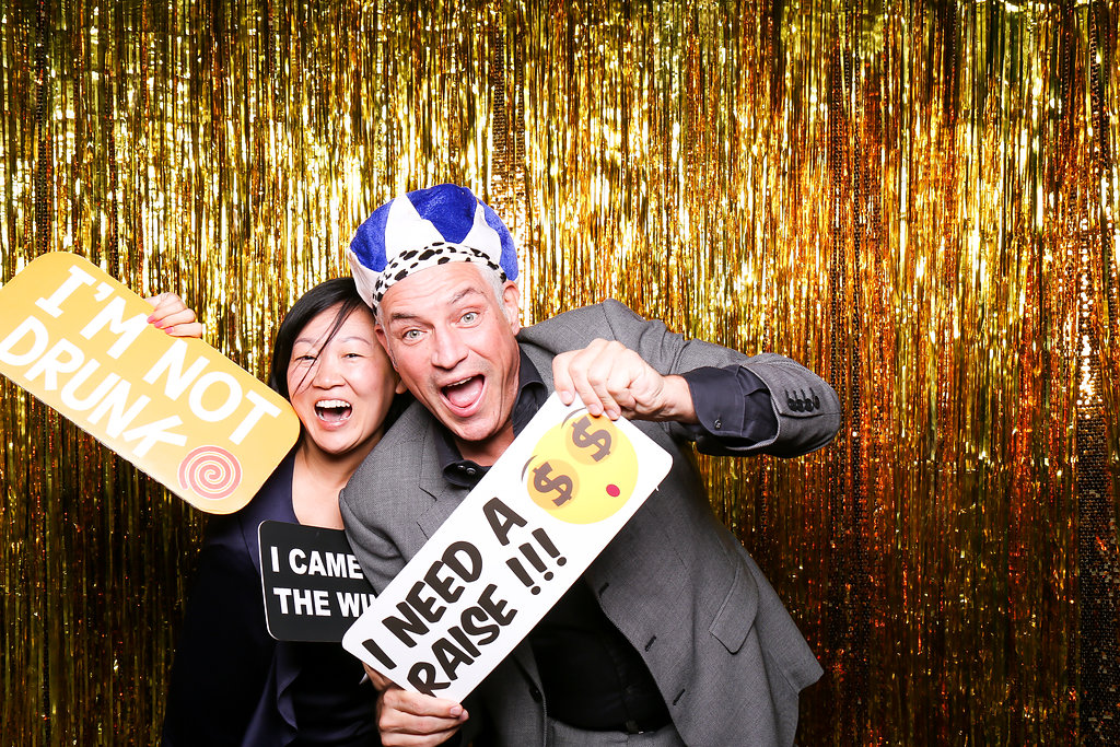 Photobooth of man and woman