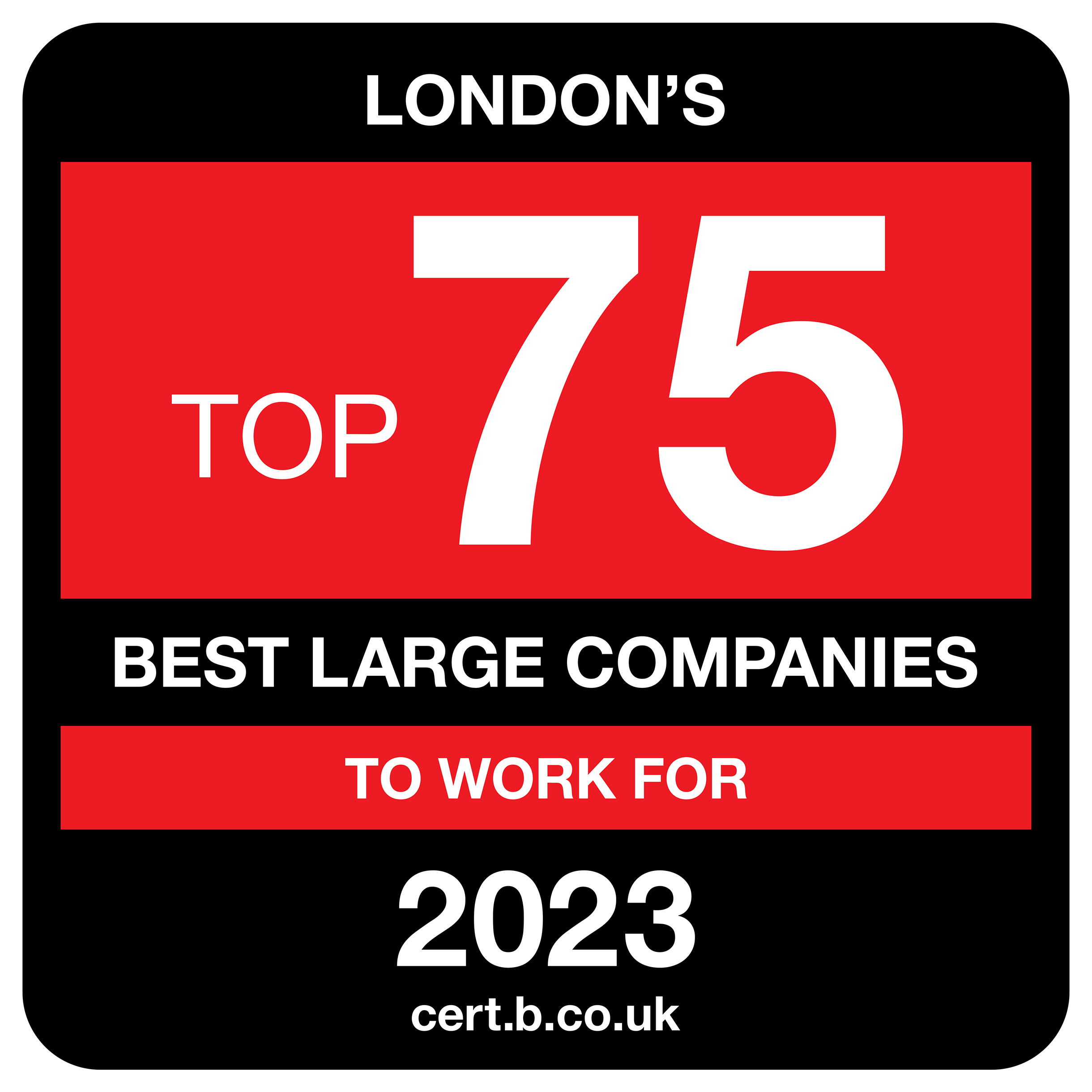 Best Companies 75 London