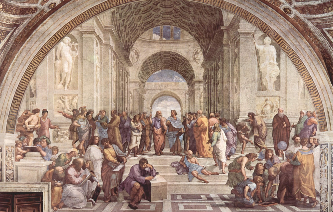 Nativity Painting Of People Inside A Dome 159862