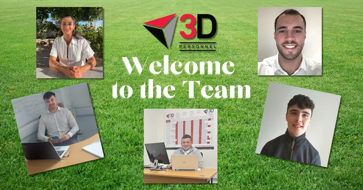 3D Welcome To The Team Graphic December 2023