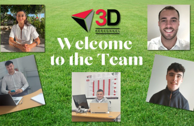 3D Welcome To The Team Graphic December 2023