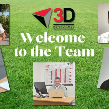3D Welcome To The Team Graphic December 2023